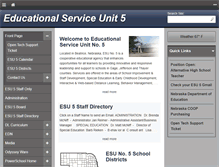 Tablet Screenshot of esu5.org